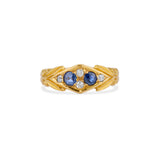 1904 Sapphire and Diamond Ring