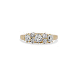 1904 Mixed Old Mine Cut Diamond Band