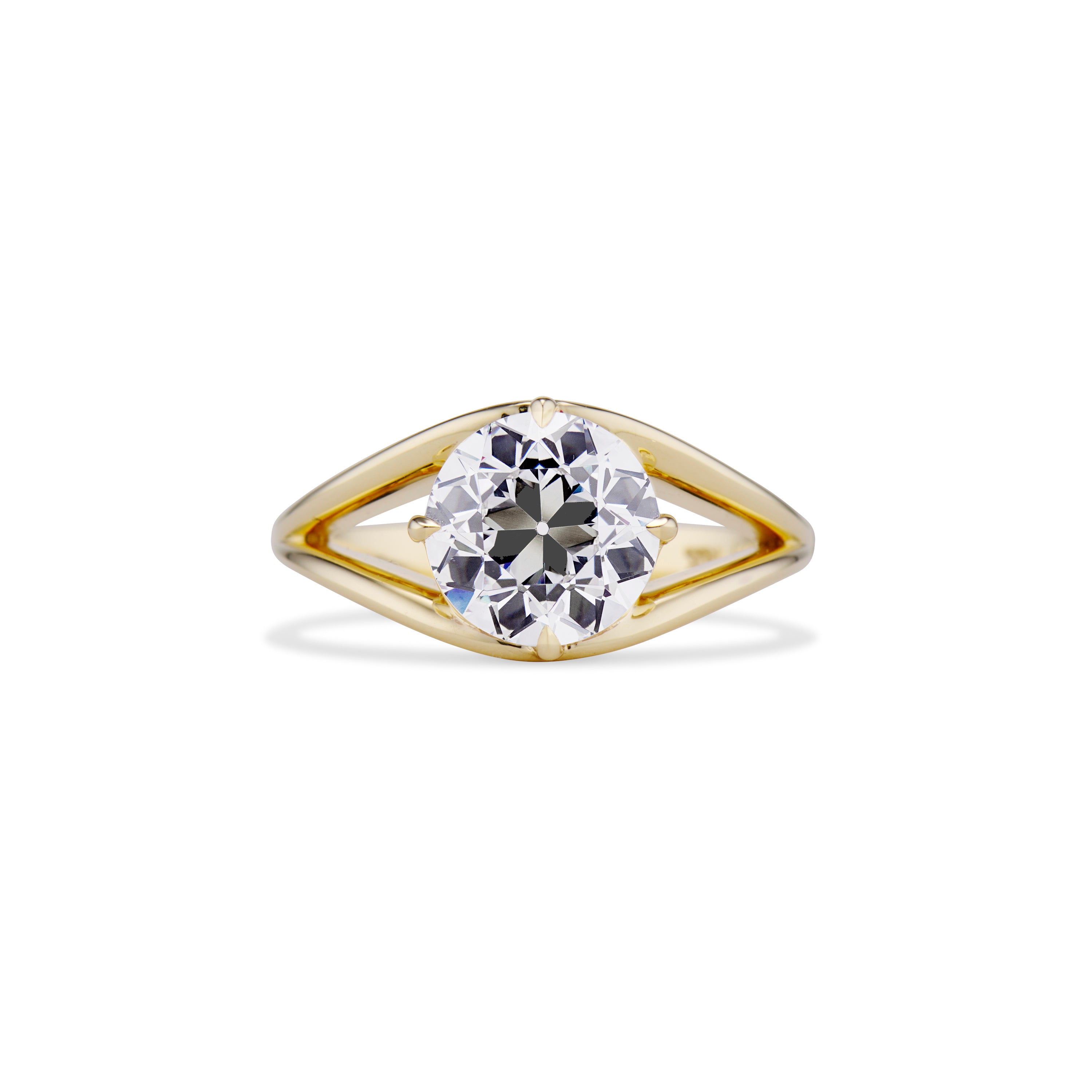 Rory Split Shank Engagement Ring – Ashley Zhang Jewelry