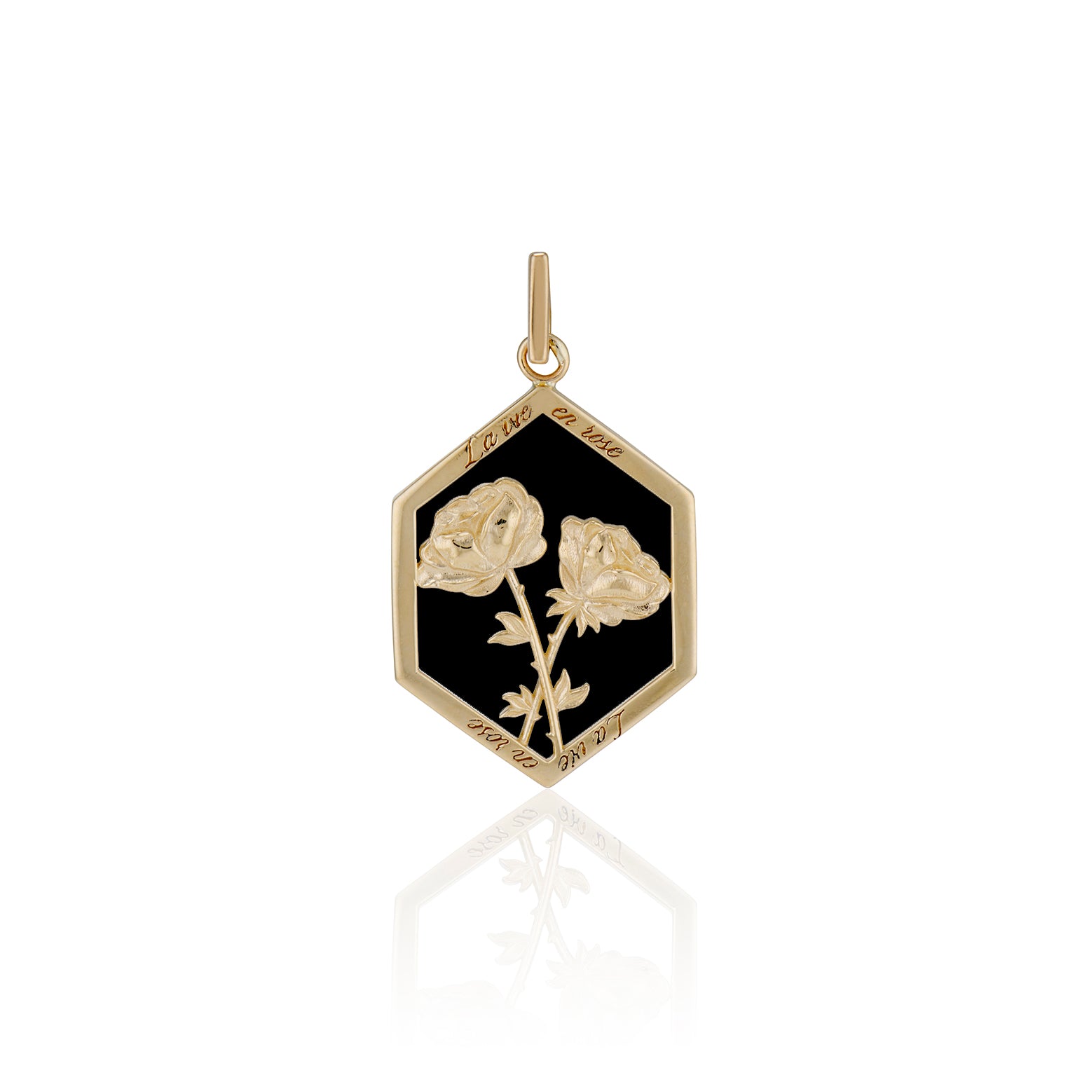 Enamel Rose Love Token – Ashley Zhang Jewelry