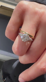 1.45 Transitional Cut Diamond Ring