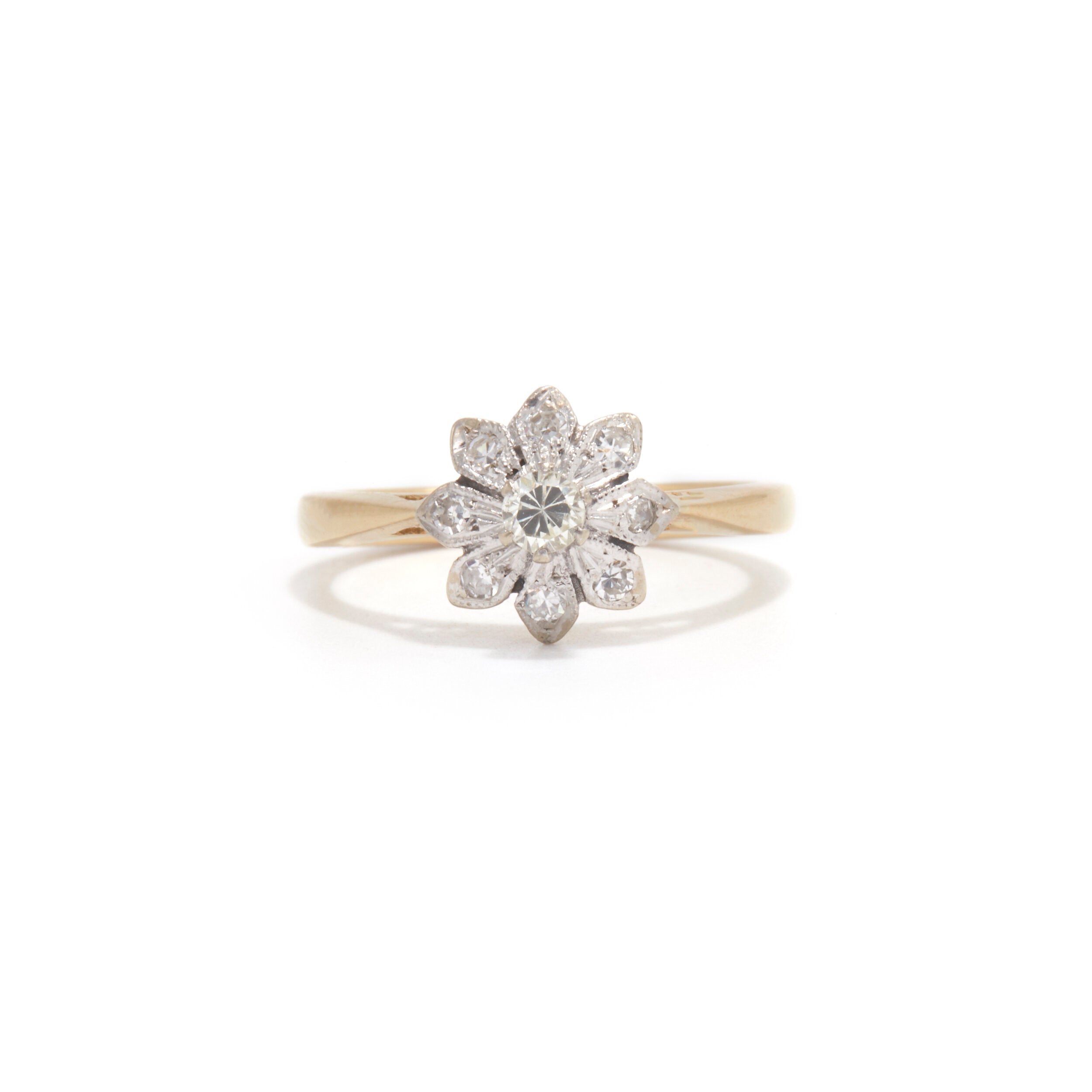 Petite Diamond Daisy Ring Ashley Zhang Jewelry