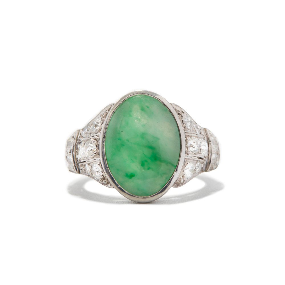 ART DECO JADE RING – Ashley Zhang Jewelry