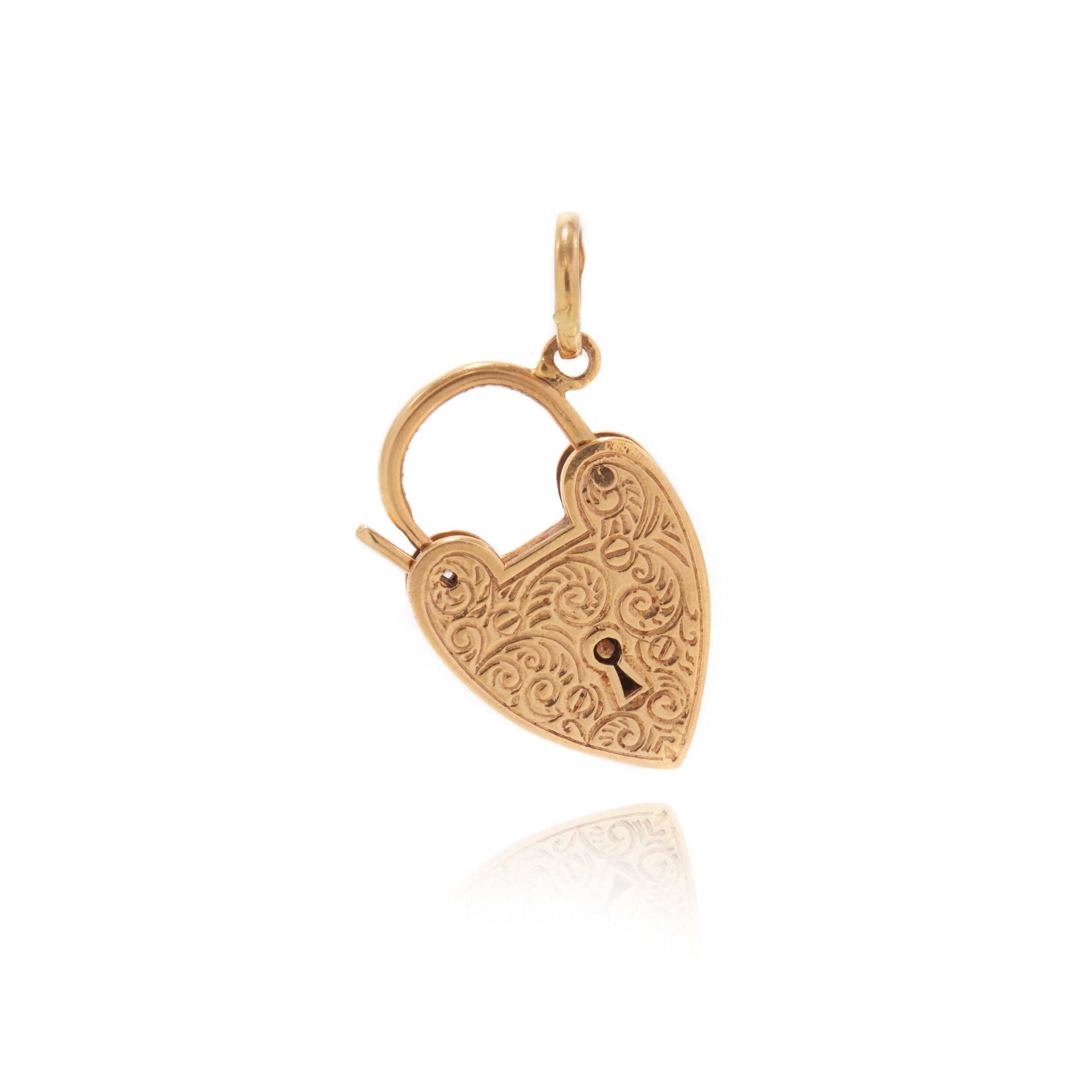 Victorian Heart Padlock Charm – Ashley Zhang Jewelry