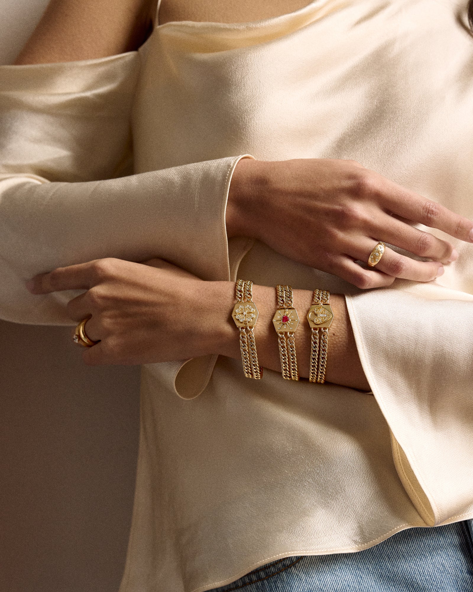 Clover Love Token Bracelet – Ashley Zhang Jewelry