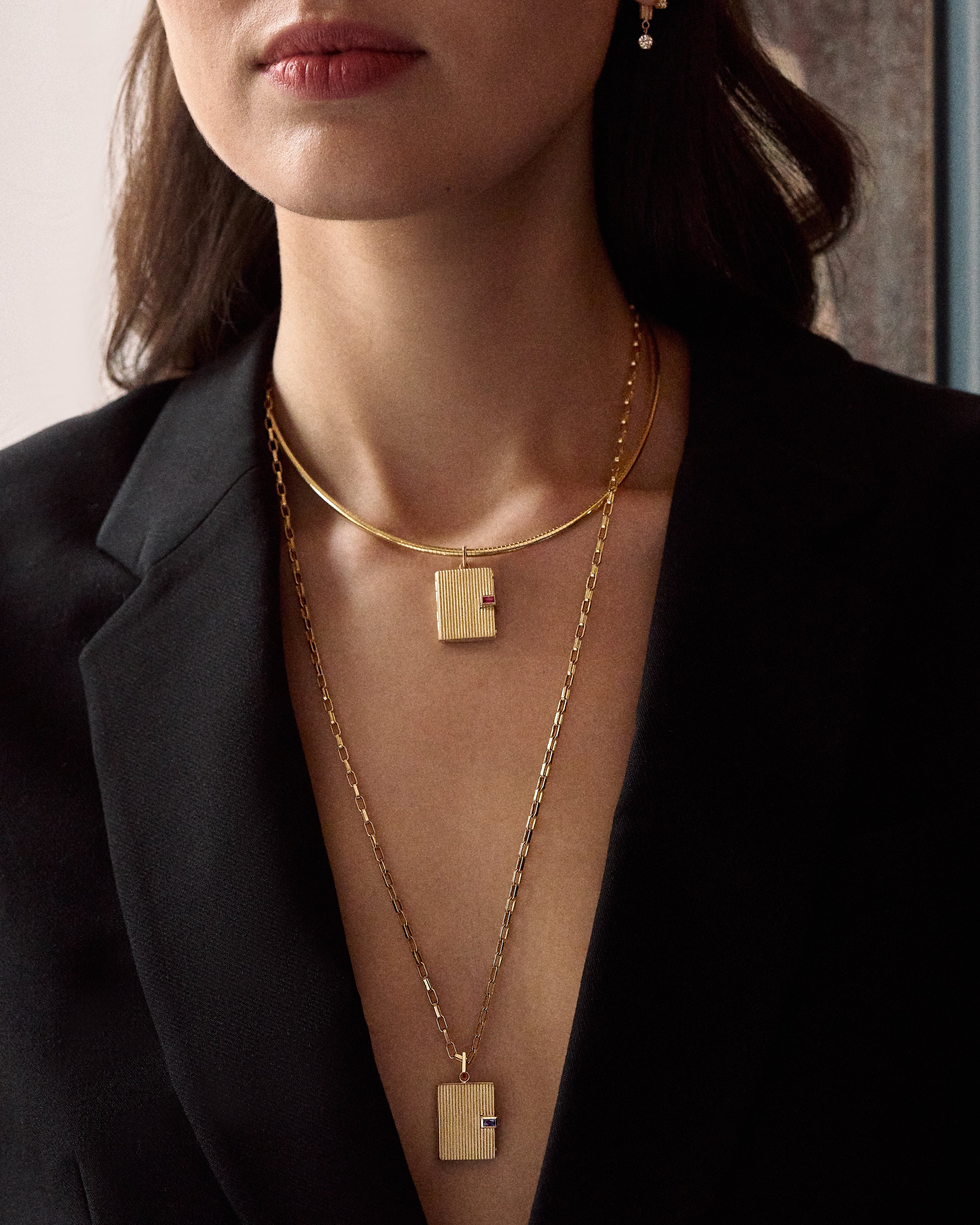 French Cut Ruby Book Locket – Ashley Zhang Jewelry