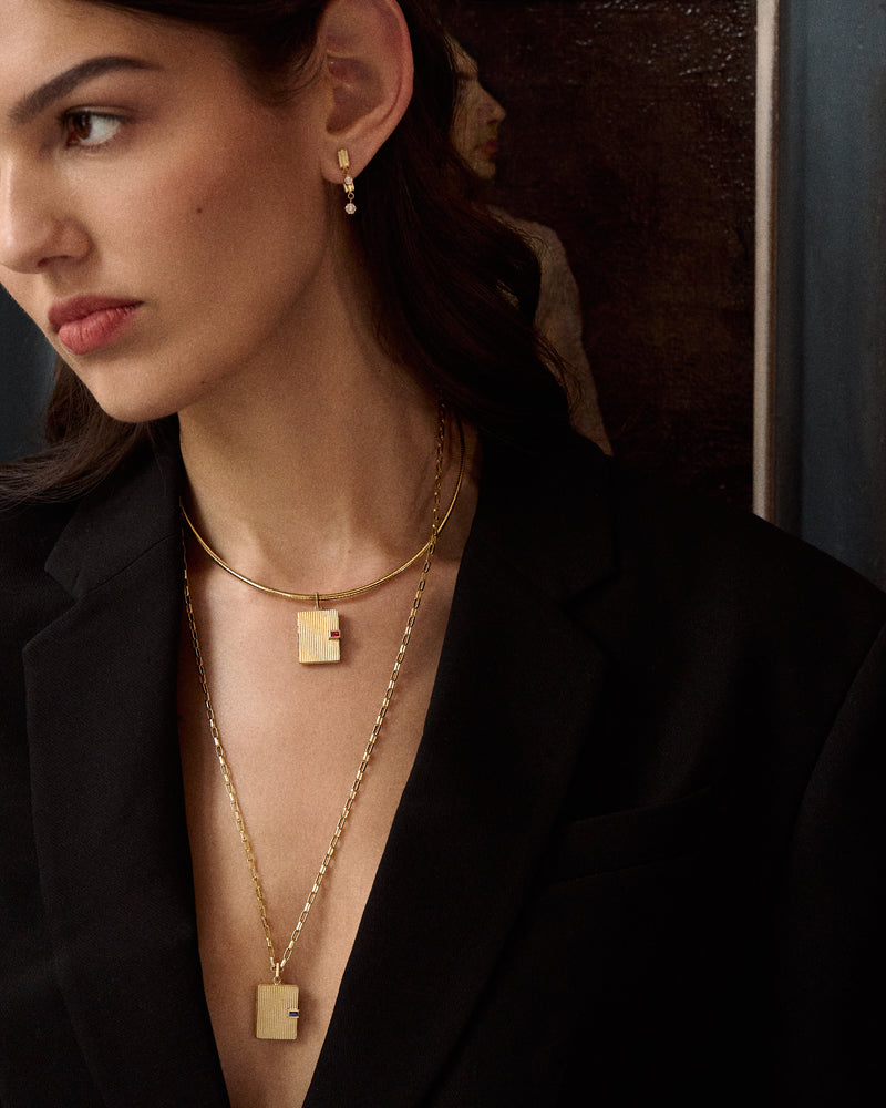 French Cut Ruby Book Locket – Ashley Zhang Jewelry