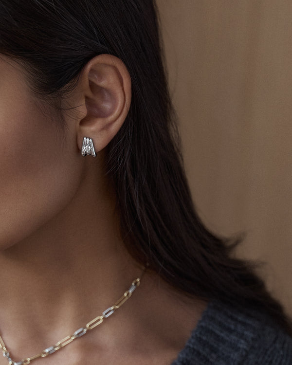 Old Mine Cut Diamond Tove Earrings