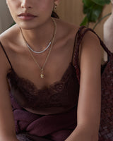 Curb Link Diamond Tennis Necklace