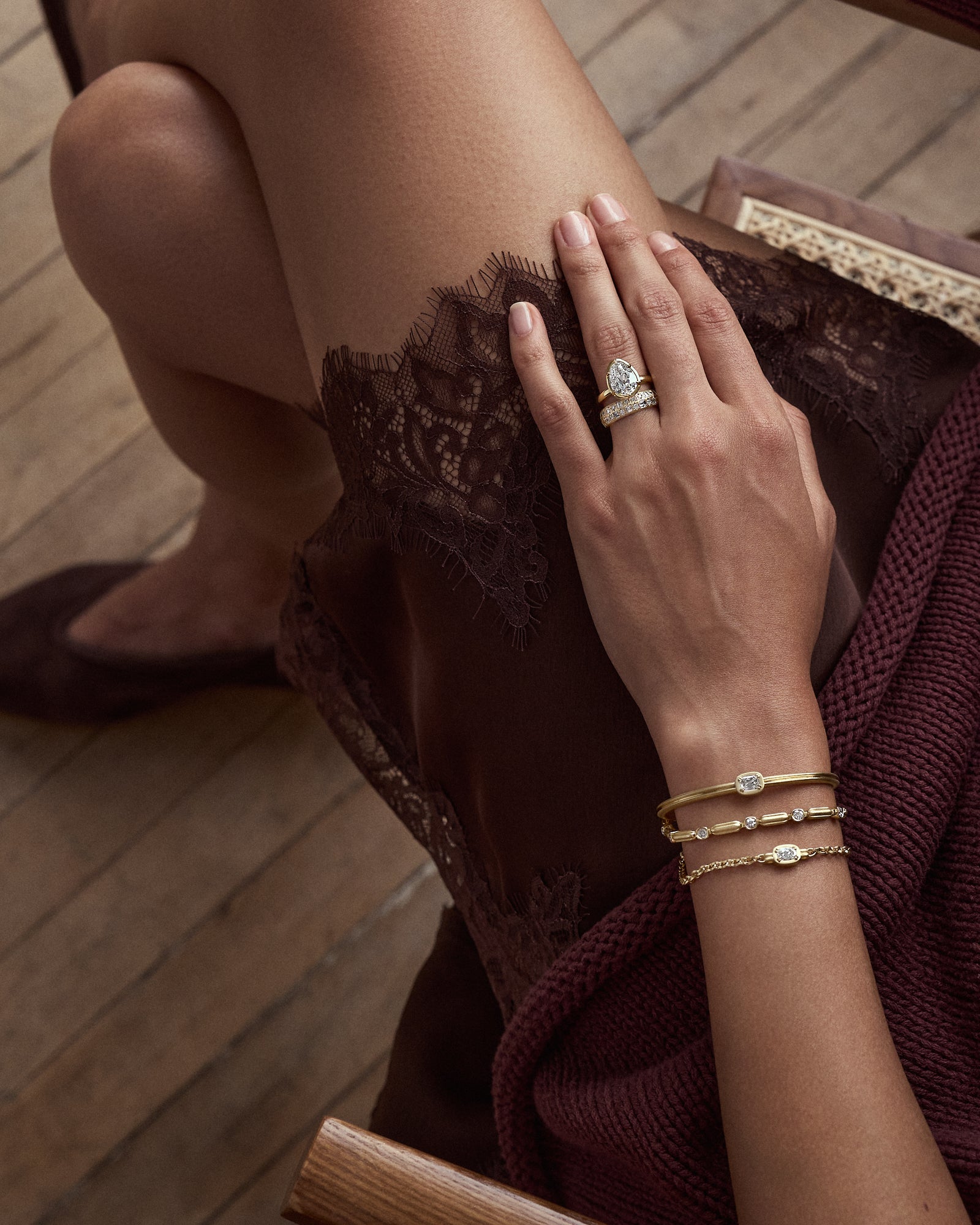 Old Mine Diamond Lilah Cuff – Ashley Zhang Jewelry