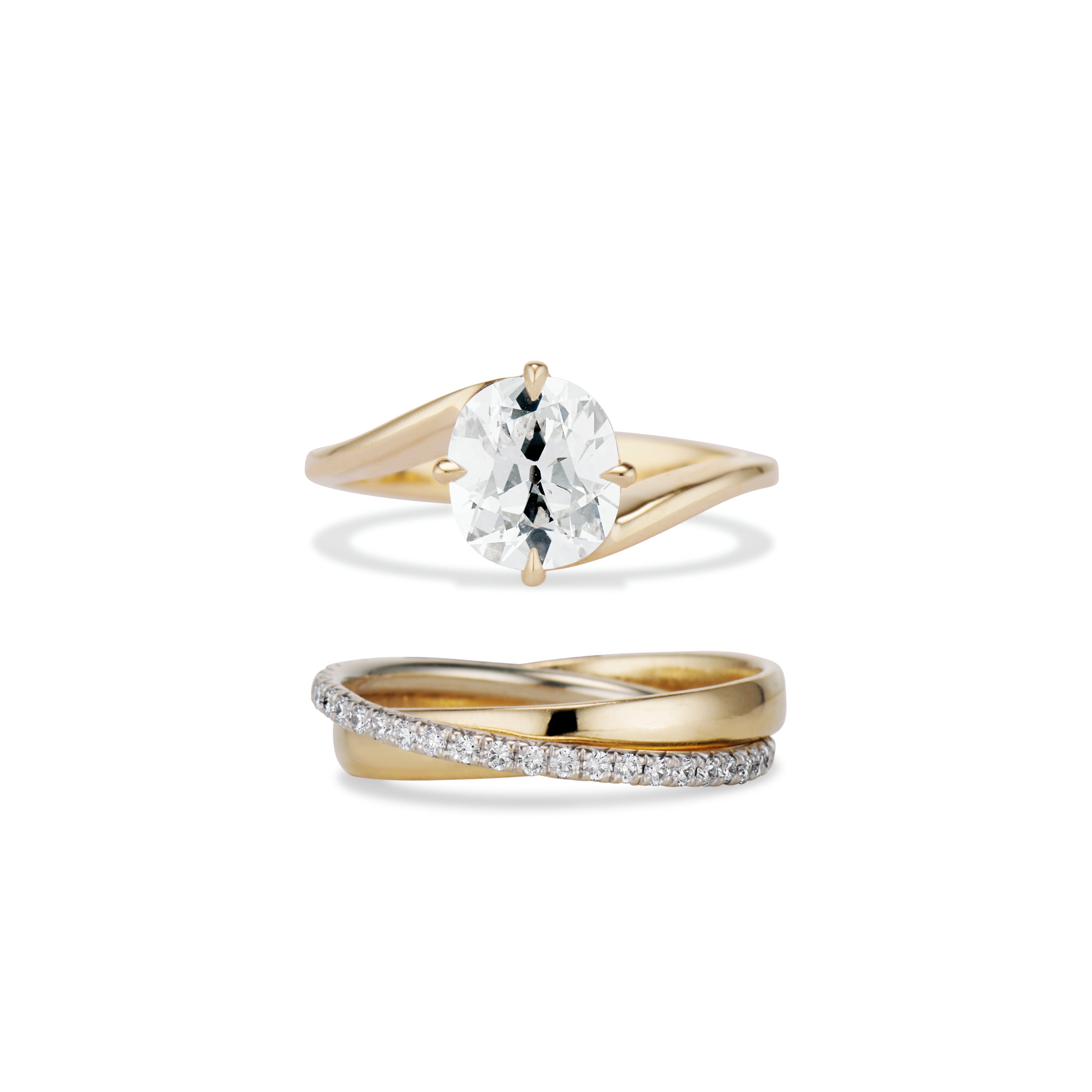 1.45 Carat Old Mine Cut Serra Engagement Ring – Ashley Zhang Jewelry