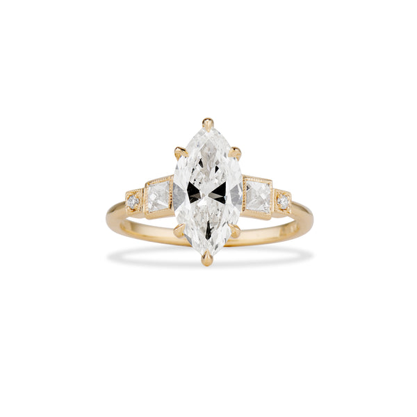 1.70 carat Marquise Parker Engagement Ring