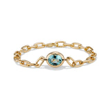 Aquamarine Bubble Bracelet