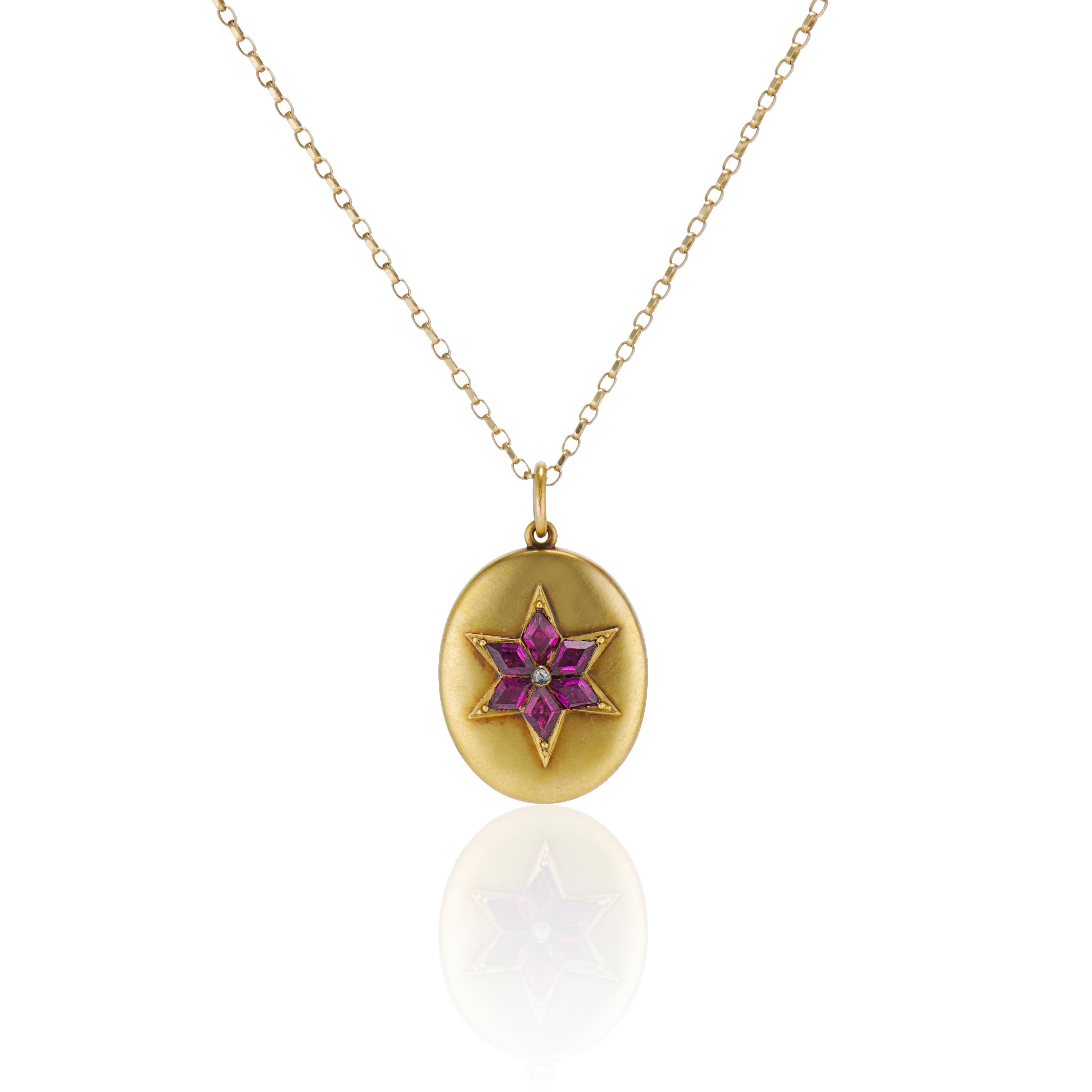 Antique Garnet Locket – Ashley Zhang Jewelry