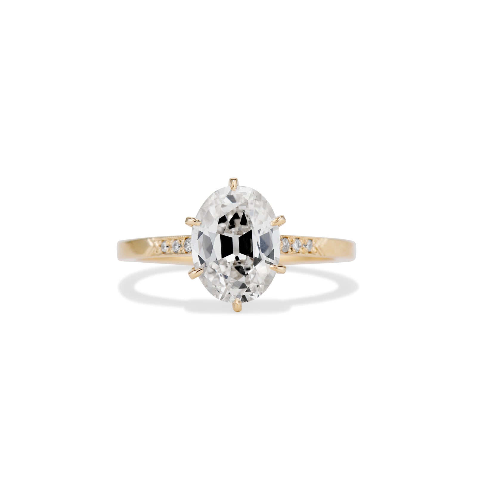 アクセサリー Anggi Agus triana 2.09 Carat Antique Style Oval Iris Engagement Ring – Ashley Zhang