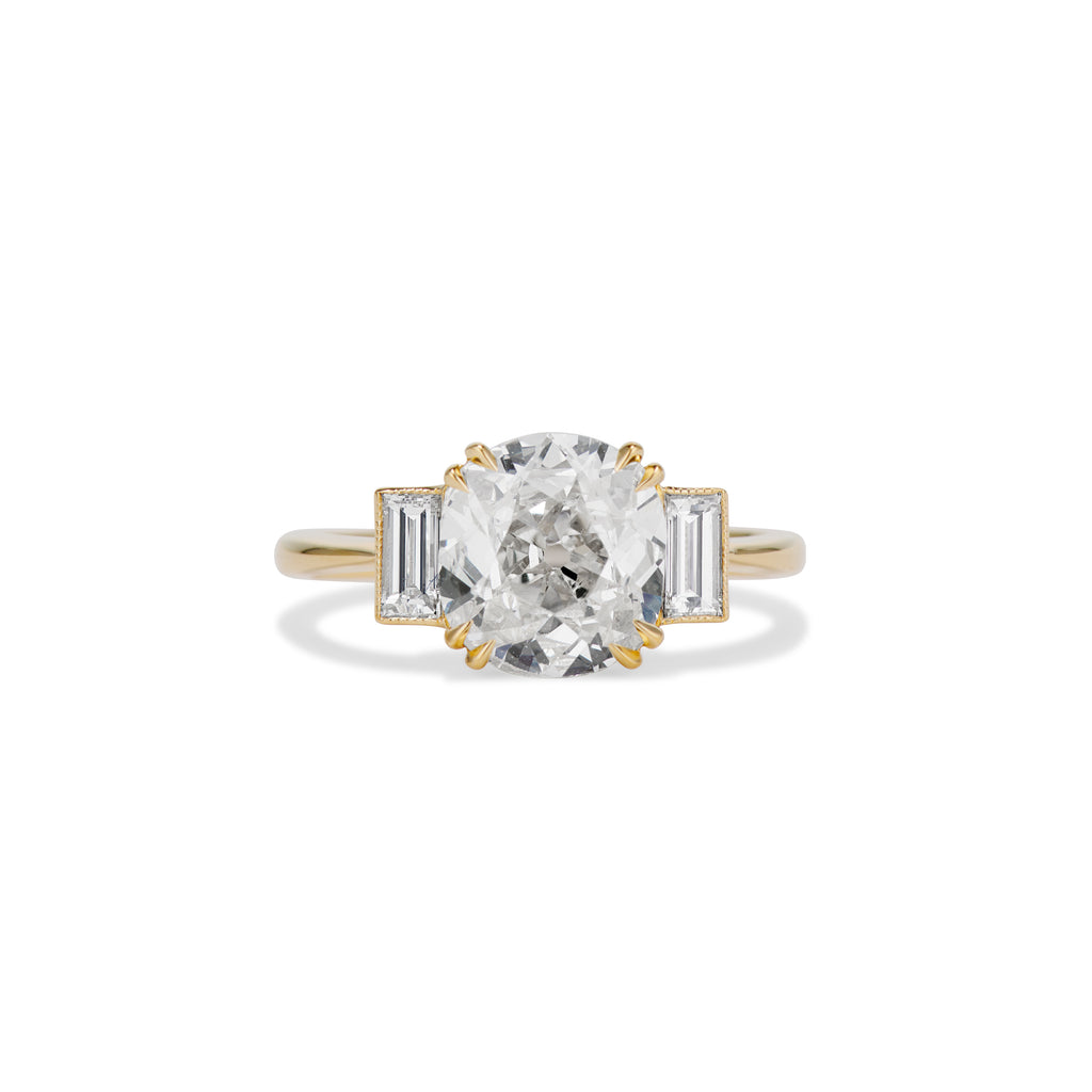 1.93 Carat Old Mine Cut Allie Engagement Ring – Ashley Zhang Jewelry