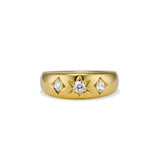 Triple Diamond Gypsy Ring
