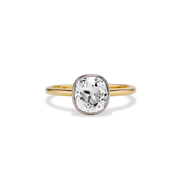 1.76 Aurora Old Mine Cut Diamond Engagement Ring