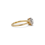 1.76 Aurora Old Mine Cut Diamond Engagement Ring