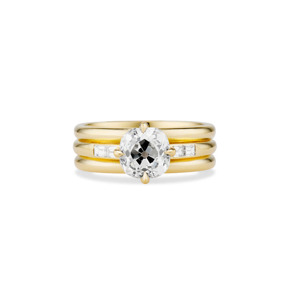 1.61 Carat Old Mine Cut Sloane Engagement Ring