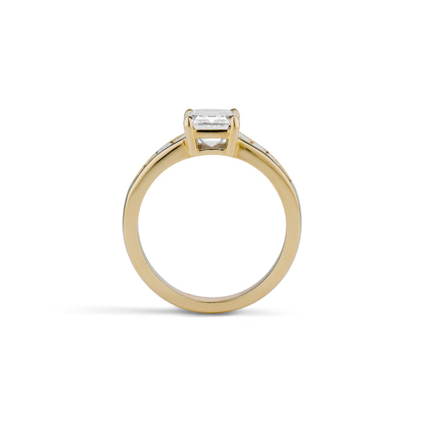 1.70 Carat Emerald Cut Arden Engagement Ring