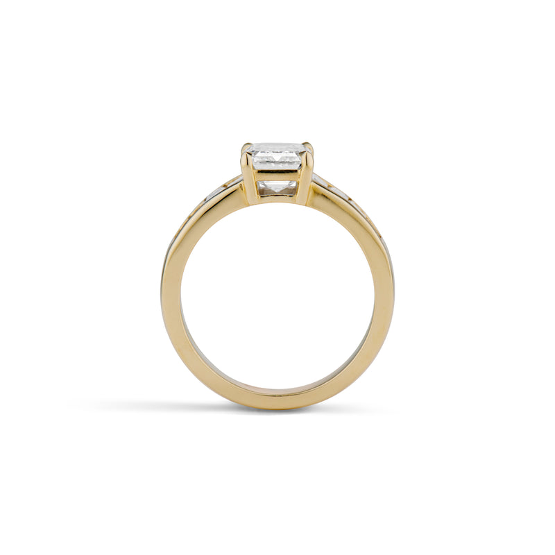 1.70 Carat Emerald Cut Arden Engagement Ring