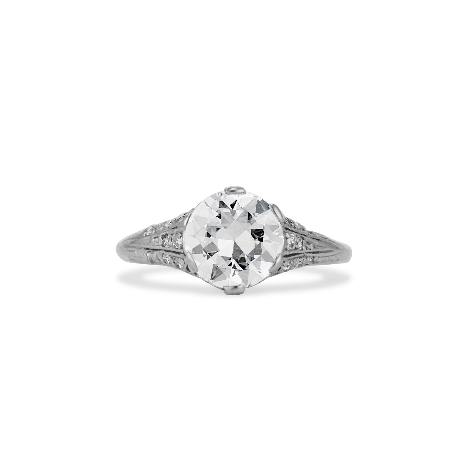 1.45 Transitional Cut Diamond Ring – Ashley Zhang Jewelry