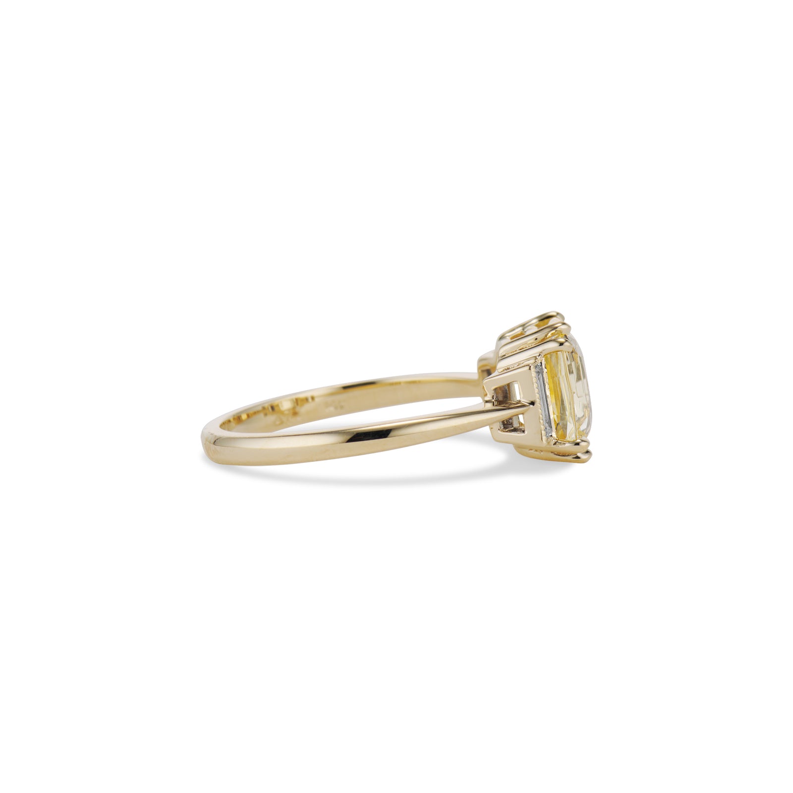 2.27 Carat Yellow Sapphire Allie Ring – Ashley Zhang Jewelry