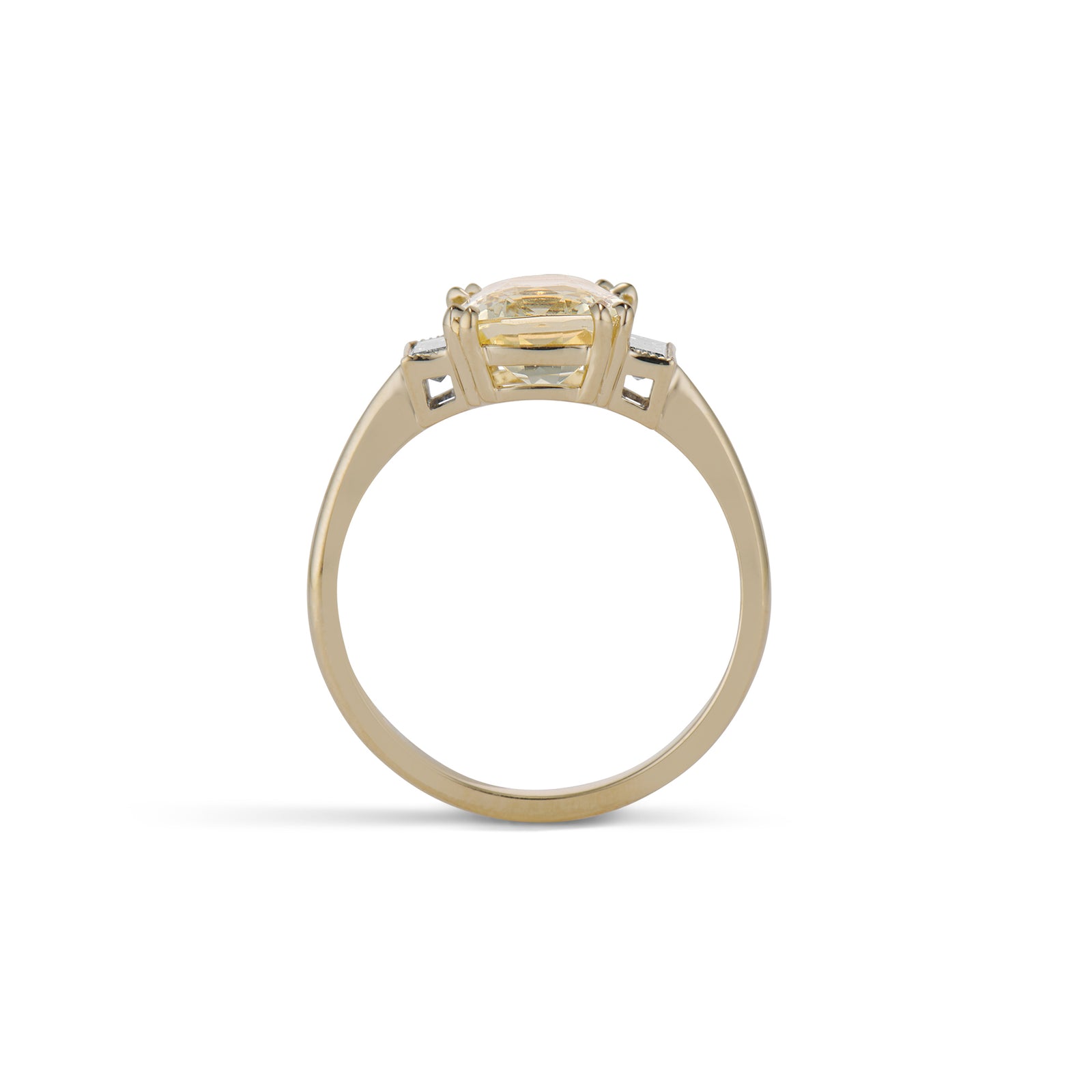 2.27 Carat Yellow Sapphire Allie Ring – Ashley Zhang Jewelry