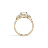 2.07 Carat Old Mine Cut Diamond Roma Engagement Ring