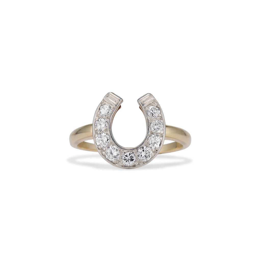 Diamond Horseshoe Ring – Ashley Zhang Jewelry
