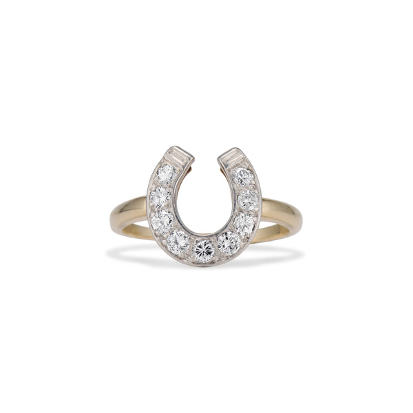 Diamond Horseshoe Ring – Ashley Zhang Jewelry
