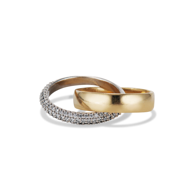 Luna Pavé Rolling Ring