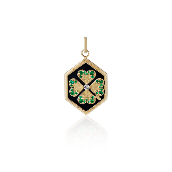 Enamel Clover Love Token