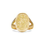 Italian Antique Crest Signet Ring