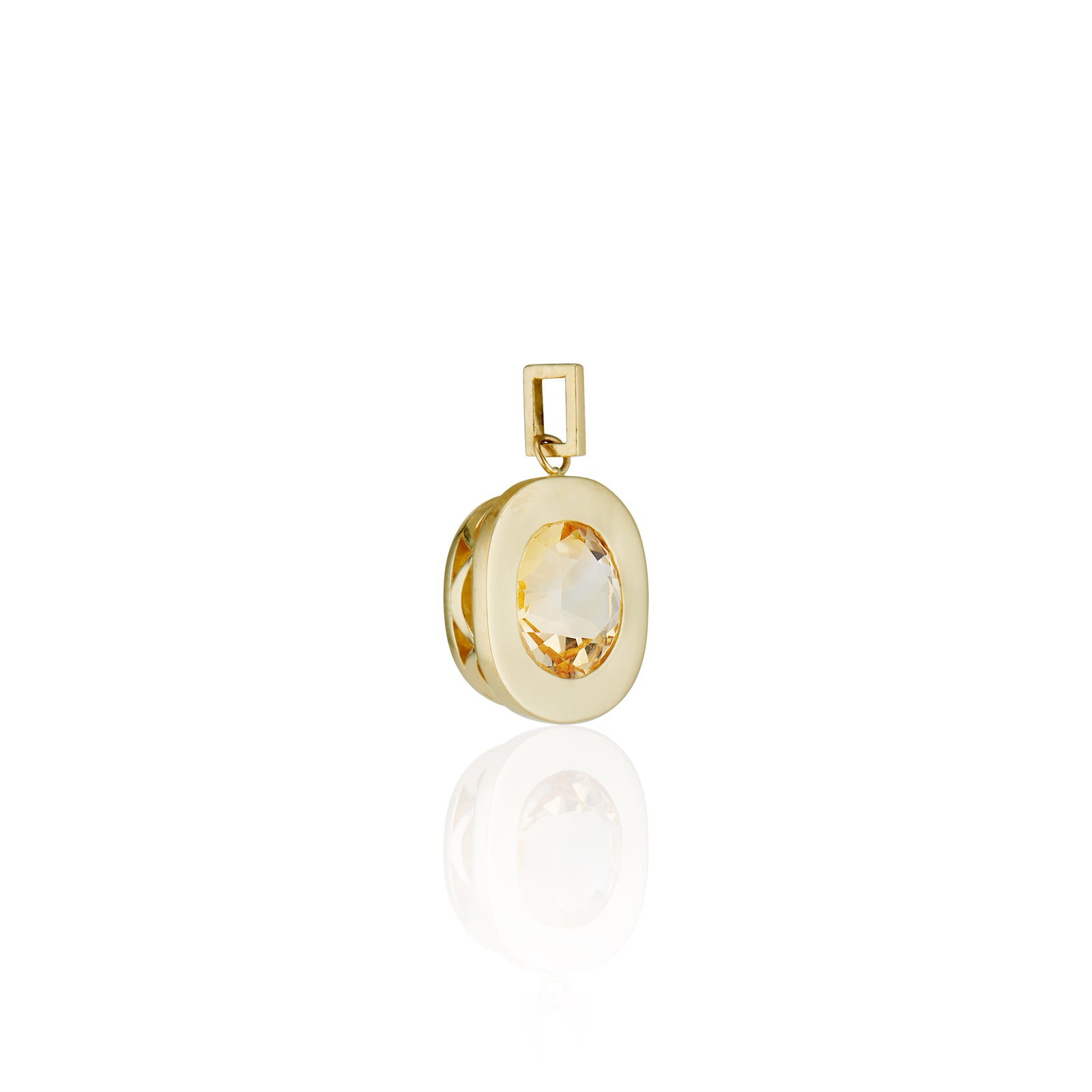 Old Mine Cut Citrine Miro Pendant – Ashley Zhang Jewelry