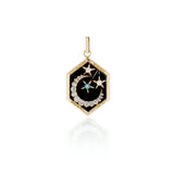 Enamel Moon Love Token