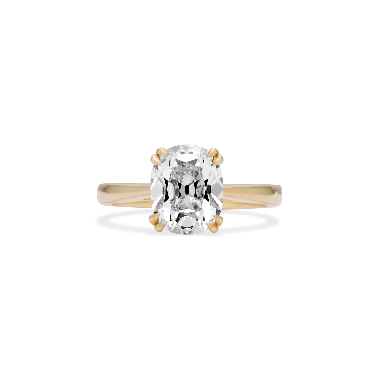 Old Mine Cut Diamond Theo Engagement Ring – Ashley Zhang Jewelry