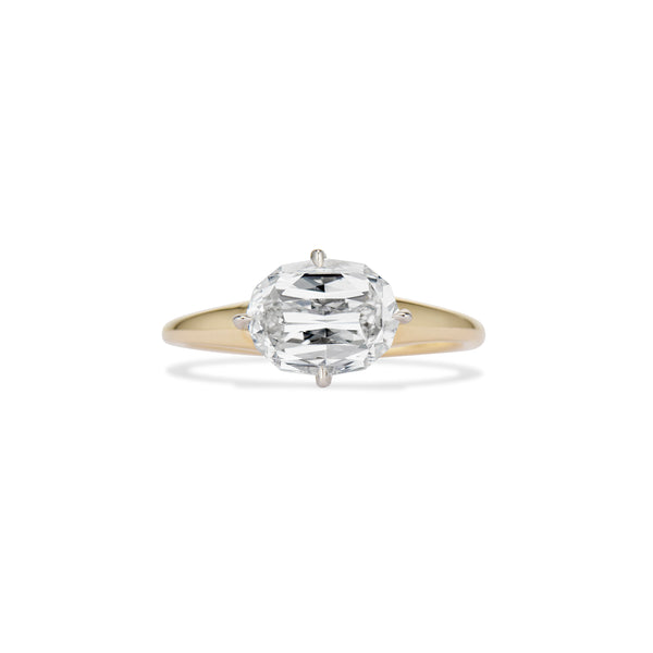 1.50 Sutton East West Oval Cut Diamond Engagement Ring