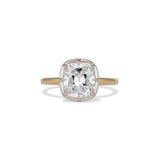 3.10 Carat Collet Cushion Diamond Engagement Ring