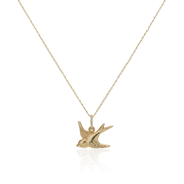 Estate Swallow Necklace