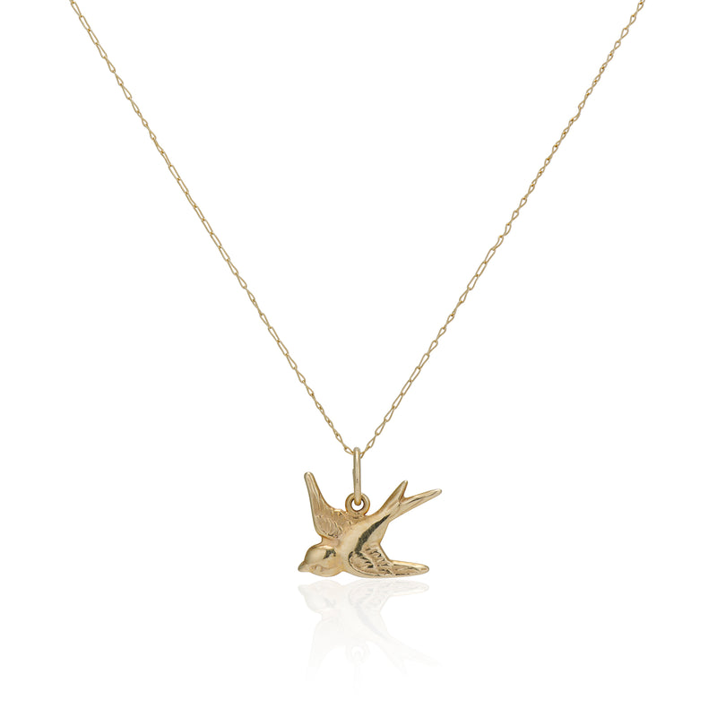 Estate Swallow Necklace