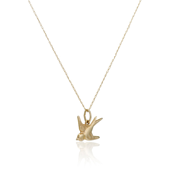 Estate Swallow Necklace