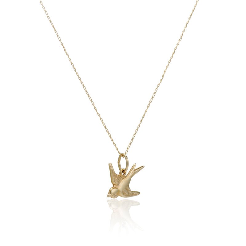 Estate Swallow Necklace