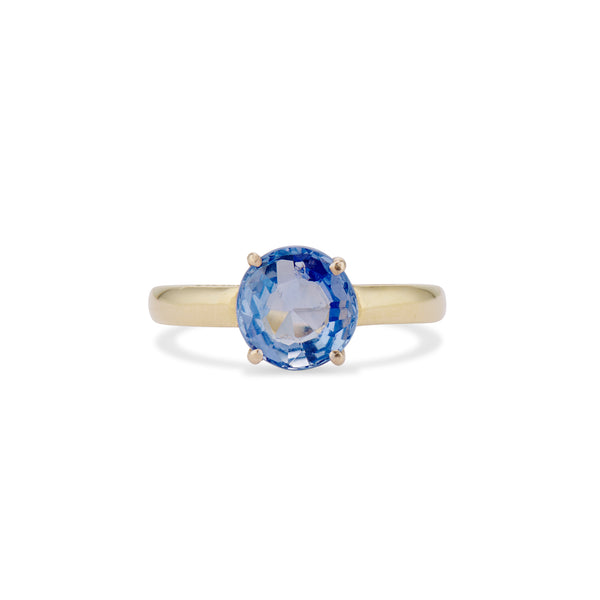 1.25 Carat Cornflower Blue Sapphire Ring