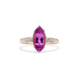 Siberian Pink Tourmaline Marquise Ring