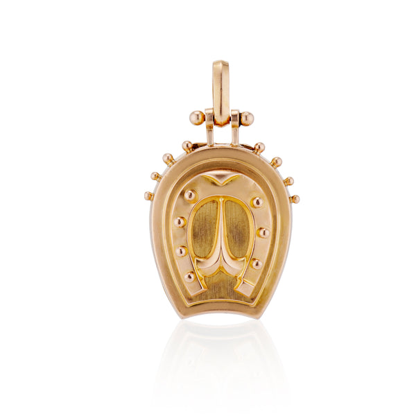 1880 Horseshoe & Hoof Locket