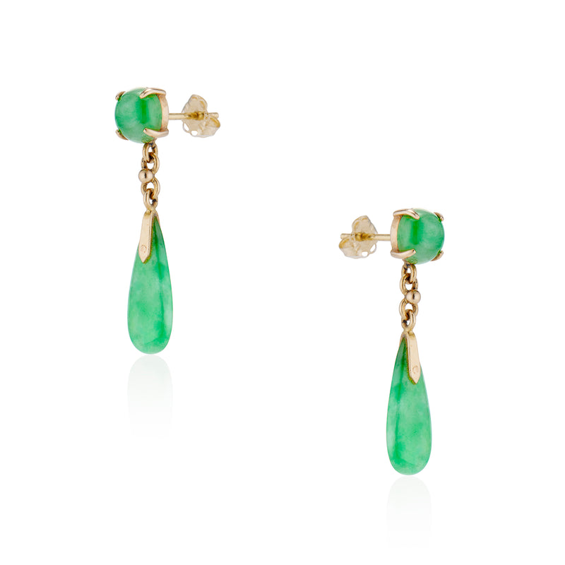 Jadeite Drop Earrings