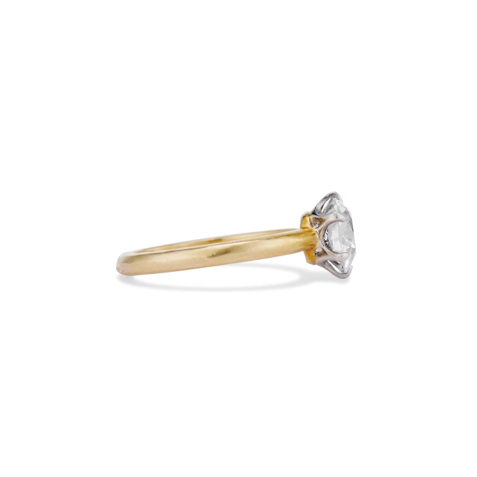 1.54 Old Mine Cut Diamond Tiffany & Co. Six Prong Engagement Ring