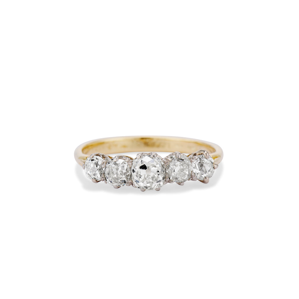 Old Mine Diamond Half Hoop Ring – Ashley Zhang Jewelry